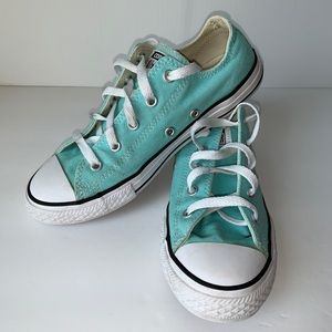 Kids Converse Chuck Taylor Oxford, Light Aqua Shoe